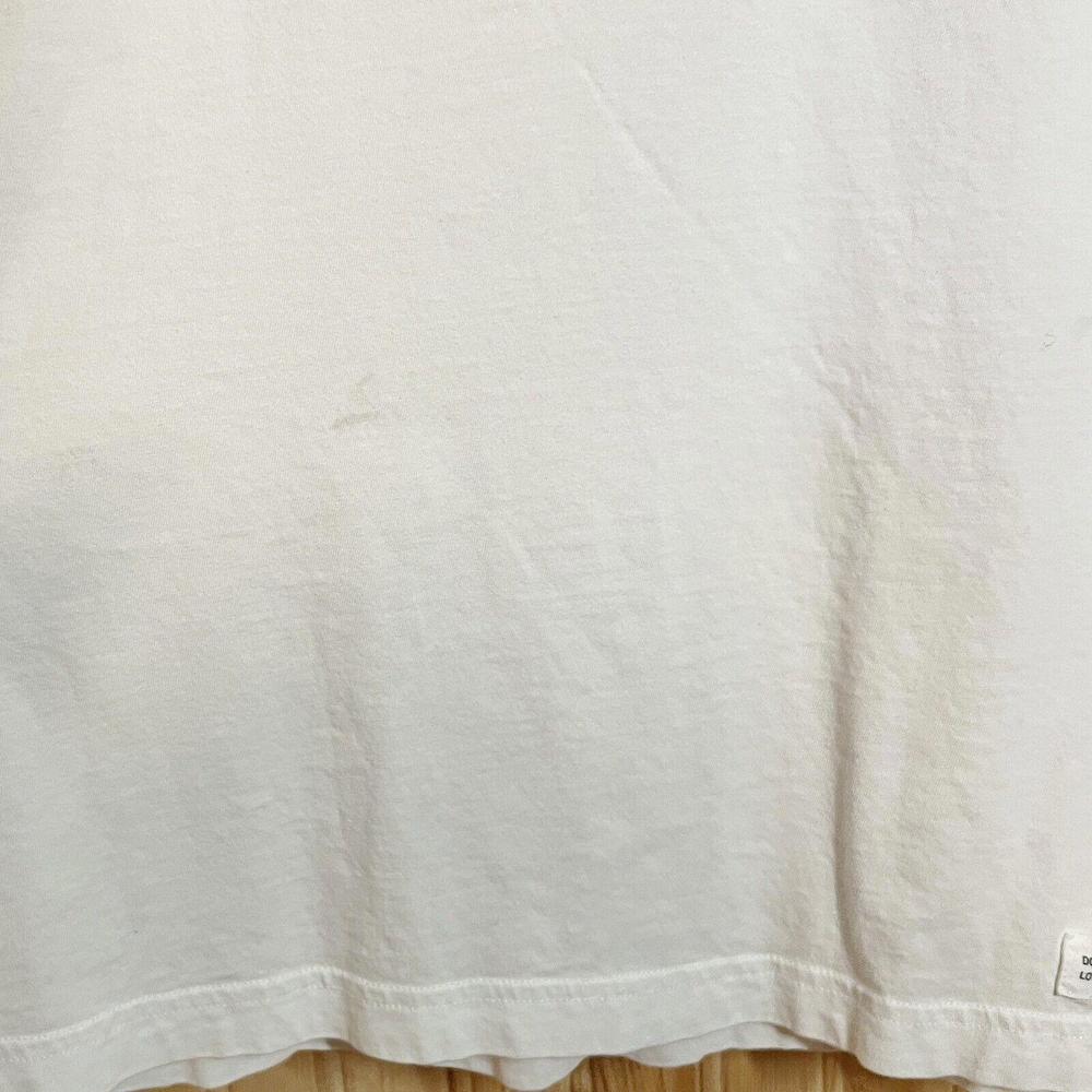 Life is Good Short Sleeve T Shirt Shark Beach White Thin Mens Crusher-Lite Sz M - Picture 7 of 8